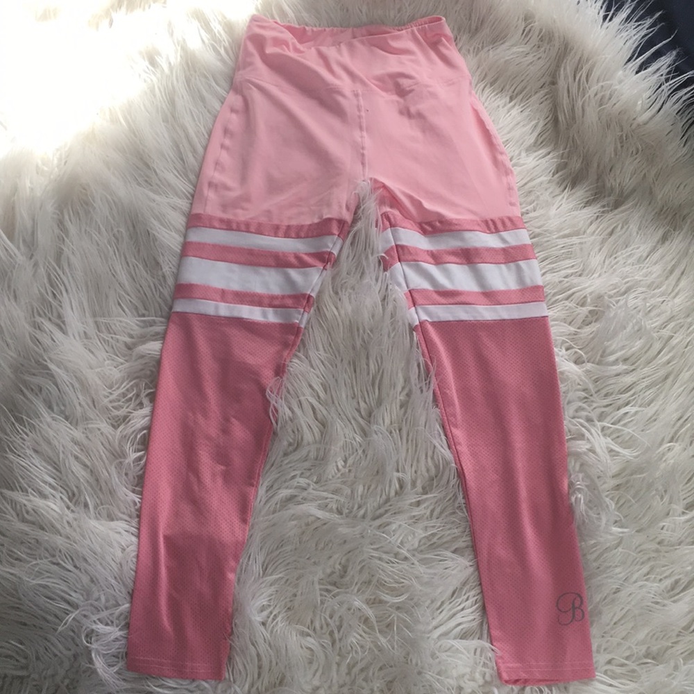 Stripped leggings